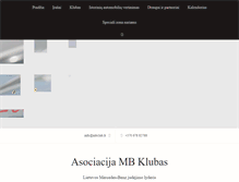 Tablet Screenshot of mbclub.lt